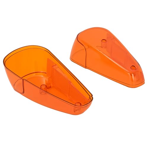 HECASA Pair Turn Signal Light Lens Compatible with 1970-1979 VW BUG Volkswagen Super Beetle Thing Front Turn Signal Lamp Lens Amber Lens Plastic (PC) - Driver & Passenger Side by HECASA - Image 5