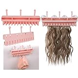 KDO Hair Extension Holder and Hanger – Professional Hair Styling Tool and Extension Caddy for Washing, Coloring and Blow-Drying of Weft, Clip-In, Tape-In and Halo Extensions