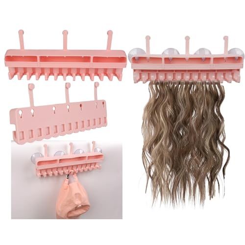 KDO Hair Extension Holder and Hanger – Professional Hair Styling Tool and Extension Caddy for Washing, Coloring and Blow-Drying of Weft, Clip-In, Tape-In and Halo Extensions