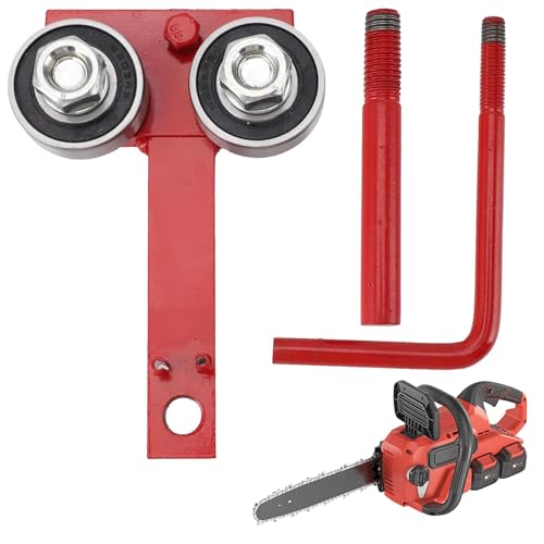 Strumento di serraggio per barre per motosega - barra di guida pesante e conveniente per binari | Strumento di riparazione della barra della catena in acciaio per l'allineamento delle rotaie, la