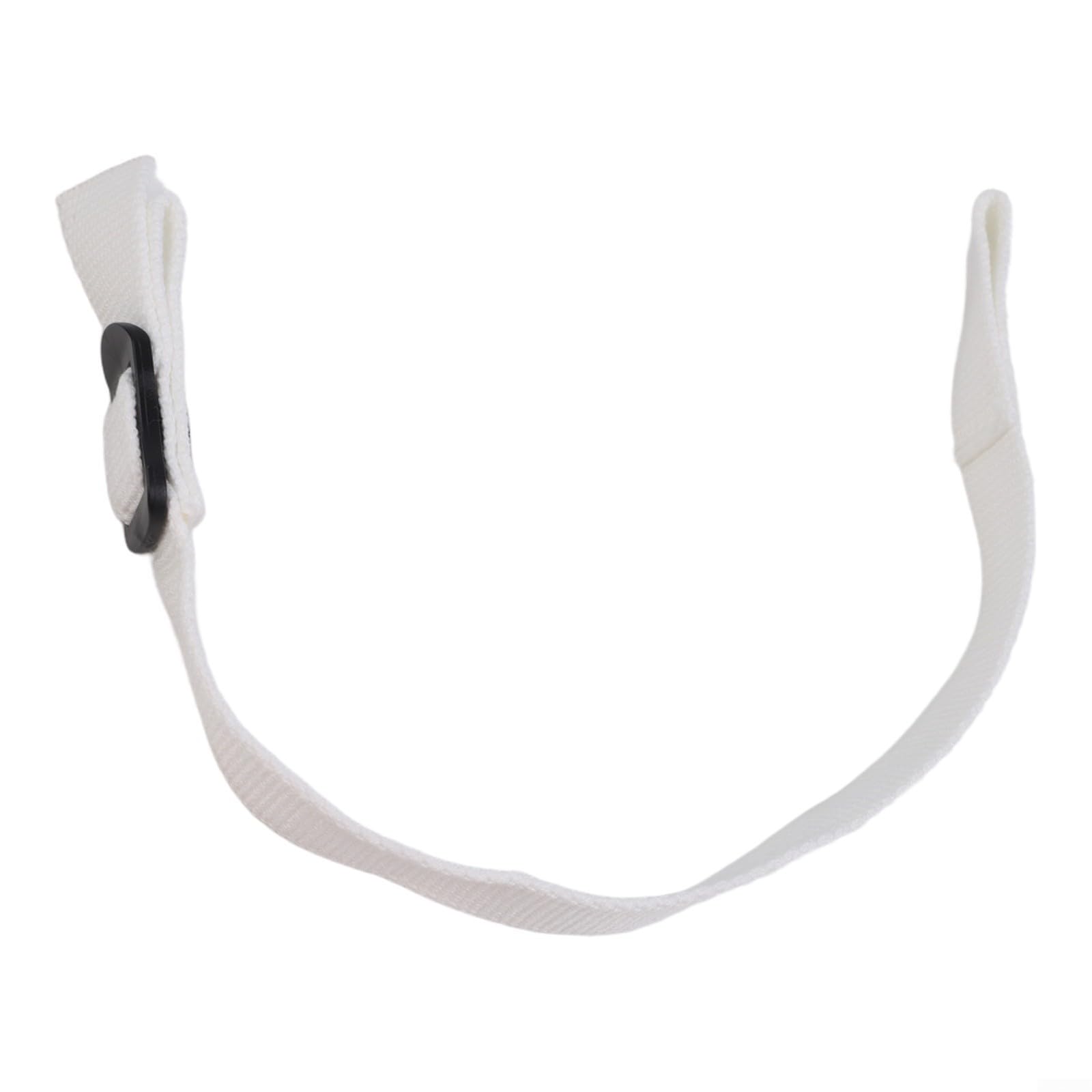 QuivyLivy Ice Hockey Chin Strap, Single Snap Helmet Strap, Hockey Headgear Retainer, Replacement Chin Cup Strap, Youth Hockey Helmet Accessory, Adult Ice(white)
