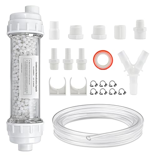 Condensate Neutralizer Kit 804000074 Compatible with Rinnai Tankless Water Heater,Acid Neutralizer Prevents Pipe Corrosion & System Damage