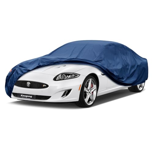 Image of Kaugung Heavy Duty Car Cover Custom Fit Jaguar XK (1996-2014),Waterproof All Weather Resistant Outdoor Sun Rain Dust Snow Protection with Anti-Theft Lock.(USA Warehouse,Within 3-7 Days)