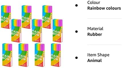 Unvtap Rubbers Erasers 10Pcs Mini Erasers for Kids, Erasers Multipack Novelty Erasers Pencil Erasers Animal erasers Cute Rubbers Kids Rubbers for School, Office, Drawing, Party Favors