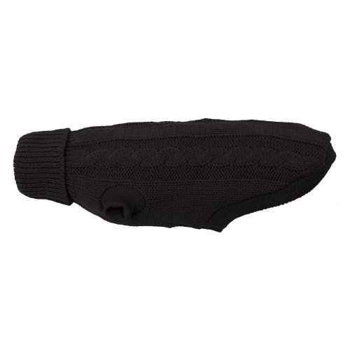 Wolters Cat&Dog 39403 Zopf-Strickpullover 40 cm, schwarz