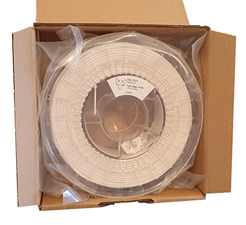 Nylon-Filament MeltFox aus recyceltem PA 12 – 1,75 mm Polar Bear White