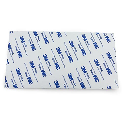Image of TOJOIN RF Microwave Absorbers, 7.88inchesx 3.94inches x 0.04inches(200mm x 100mm x 1.0mm), Black, EMI Absorber, Adhesive Backing, Industrial Grade Tape 2PCS