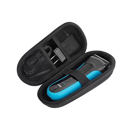 Yinke Case for Braun Series 3/ Series 5/ Series 7/ Series 9, 3040s, 3010S, 5018s, 5140s, 7058cc, 9460cc Electric Razor Shaver, Hard Travel Protective Case, Extra Room for Accessories and Charger