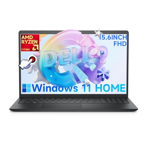 cefesfy �J�X�^�}�C�Y�m�[�g�p�\�R�� Dell Inspiron 15.6�C���` FHD �^�b�`�X�N���[���m�[�g�p�\�R�� AMD Ryzen 7 7730U 16GB/20GB RAM�A512GB/1TB SSD �A���`�O���A�f�B�X�v���C�AS���[�h��
