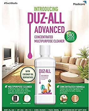 MODICARE DUZ -ALL ADVANCED CONCENTRATED MULTI PURPOSE cleanser