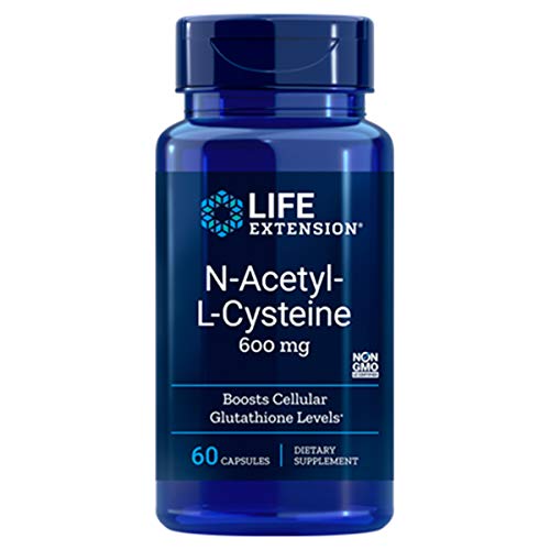 NAC N-Acetyl-L-Cysteine 600mg (60VCAPS) Life Extension