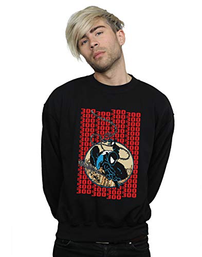 Image of Marvel Men's Spider-Man Pixelated Cover Sweatshirt Black Large