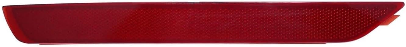 Car Left Hand Rear Bumper Reflector Light Assembly Red Lens Compatible With Leon 1P1 09-12