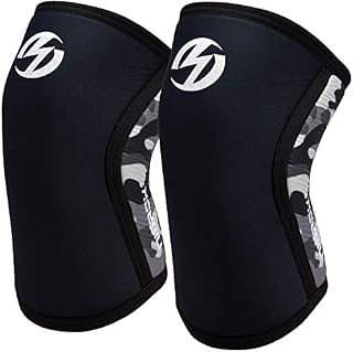 Knee Sleeves (1 Pair), 7mm Neoprene Compression Knee Braces, Great Support for Cross