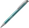 Generic Lindo Aluminum Ballpoint Pen, Ballpoint Pen, Light Blue