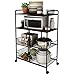 Carrello da Cucina/Stazione di Lavoro Cucina Cucina Rack Vintage Utility Storage Shelf microonde stand da tavolo for Spice Rack Organizer Workstation Microonde Scaffalature Conservazione Mensola