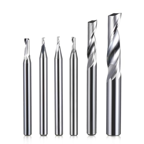 Lot de 20 fraises carbure 3.175 mm pour stopper la surchauffe CNC