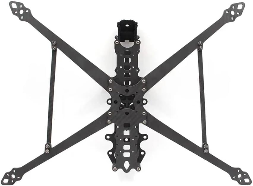10-inch 450mm Wheelbase Reinforced 3K Carbon Fiber Frame For Long Range Propulsion Alignment
