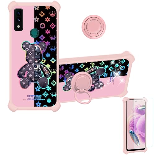Coque AT&T Maestro 3 U626AA avec verre trempé et support jioeuinly