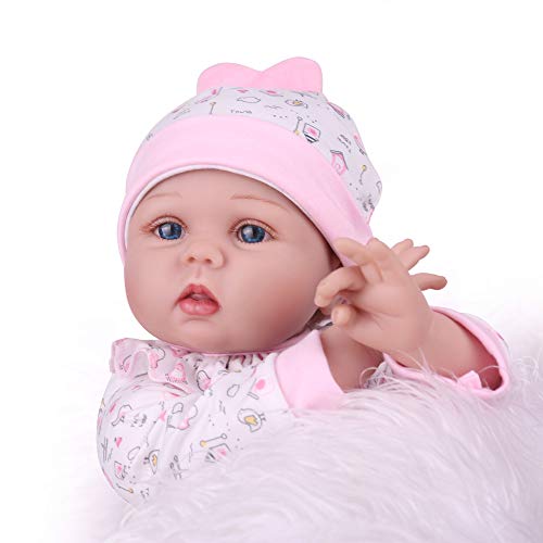 Kaydora Reborn Baby Doll Girl, 22 inch Soft Weighted Body, Cute Lifelike Handmade Silicone Doll - Thumbnail 5