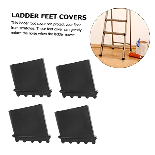 OSALADI 4 Pçs Tapete De Chão Almofadas De Pés De Móveis Protetor De Móveis Capas De Pés De Escada Ca