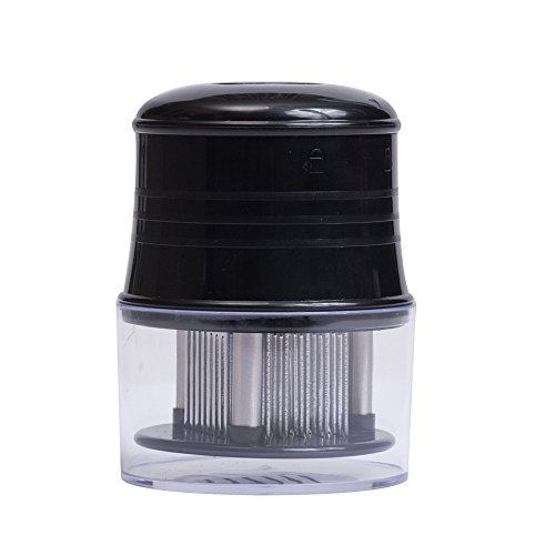 Little ants Professional Attendrisseurs à Viande Manuel à 56 Lames en Acier Inoxydable (Noir)