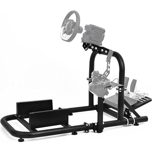 Dardoo Gaming Simulator Cockpit Adjustable Compatible with Logitech G27 G29 G920 G923, for Fanatec, for Thrustmaster T300RS T500R, Racing Simulator Cockpit without Wheel Pedal Shifter Seat