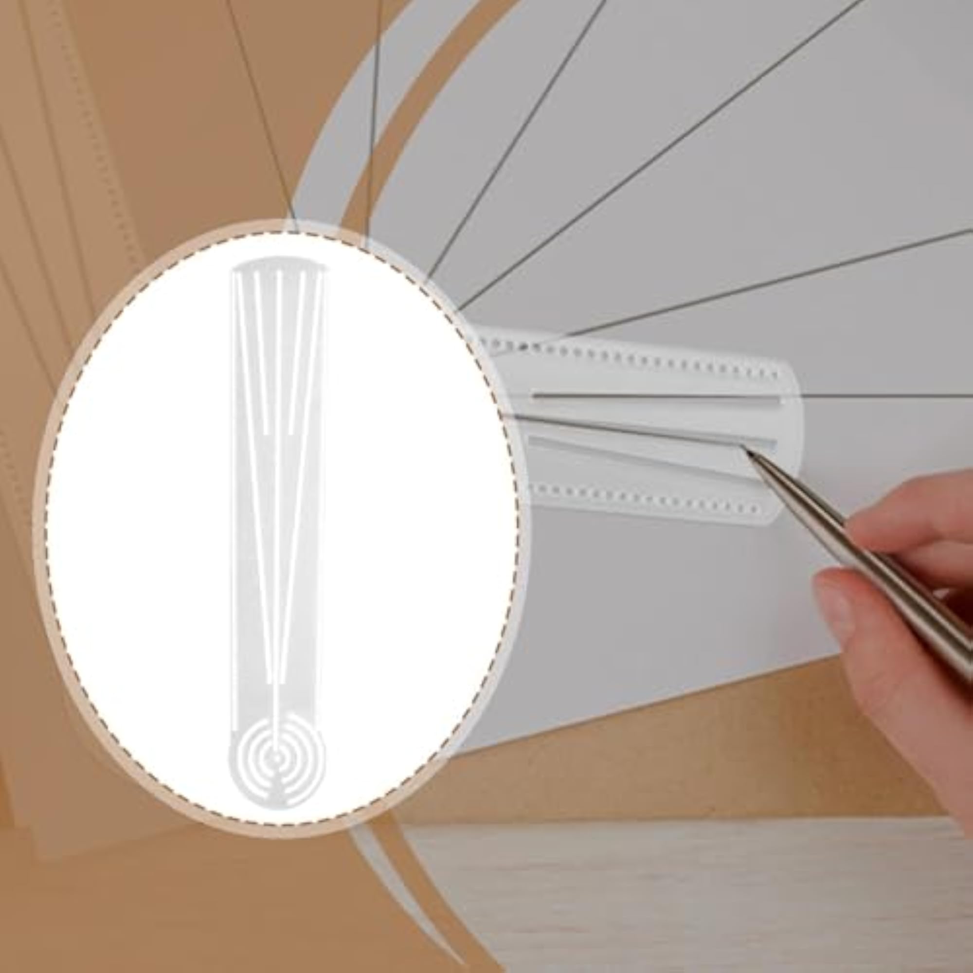 Mandala Art Template Drawing Ruler Professional Tool