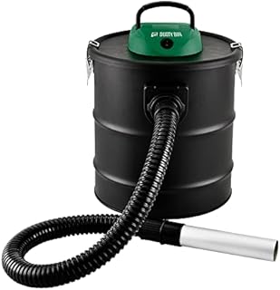 Dusty Bin Ash Vacuum Cleaner - 3 In 1 Hot Ashes Vac for Fireplace, Wood Burning Stove, Log Burner, BBQ, Fire Pit, Car Dirt Cleaning, Blow Function & Hepa Filter, Large 20L Canister, DB-06