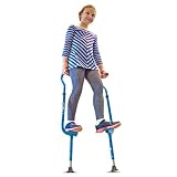 Geospace Original Walkaroo 'Wee' Balance Stilts Beginners, Little Kids (Ages 4 up) (Blue)