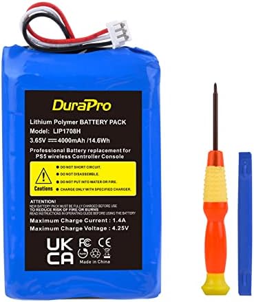 DuraPro 4000mAh LIP1078 Akku für Sony PS5 PlayStation 5 DualSense Wireless Controller