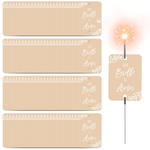 Leikedun 100 unidades que brilha o amor decoração para bengalas casamento em espanhol, detalhes de casamento para aniversários, festas, formaturas, aniversários, compromissos