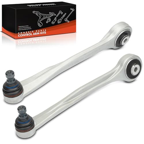Frankberg 2x Control Arm Kit with Support/Guide Joint with Rubber Bearing Front Axle Compatible with A4 8K2 B8 1.8L-3.2L 2007-2015 M.a.c.a.n 95B 2.0L-3.6L 2014-2021 Replace# 8K0407505J