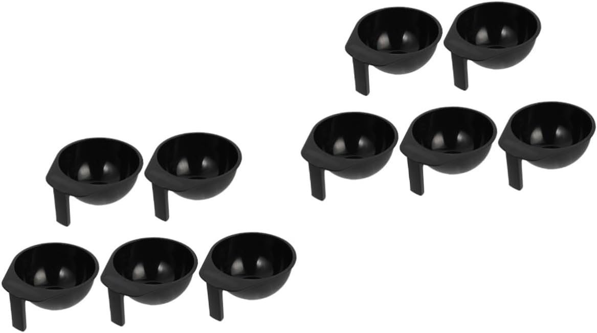 PartyKindom 10pcs Professional Hair Dye Mixing Bowls Tinting Bowls for Salon Use and Hair Coloring