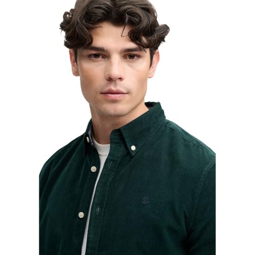 Chemise manches longues en velours côtelé Superdry Classic Needle - vue 4