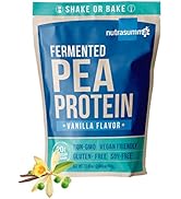 Nutrasumma 100% 2 LB Plant Based Fermented Pea Protein Powder Vanilla, North American Sourced Pea...