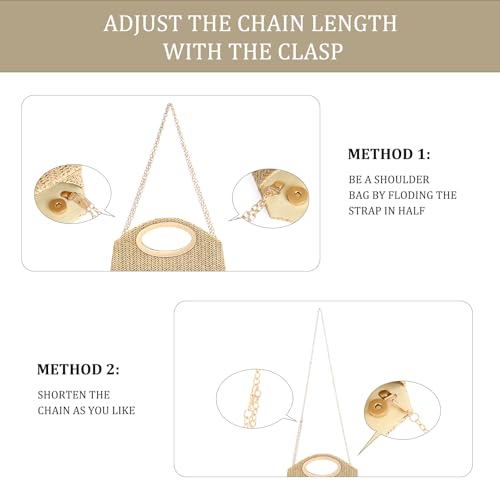 Image of RNIEGA Sparkly Clutch Purses for Women Wedding Evening Bag for Parties Handbags for Formal Crossbody Shoulder Envelope Bag