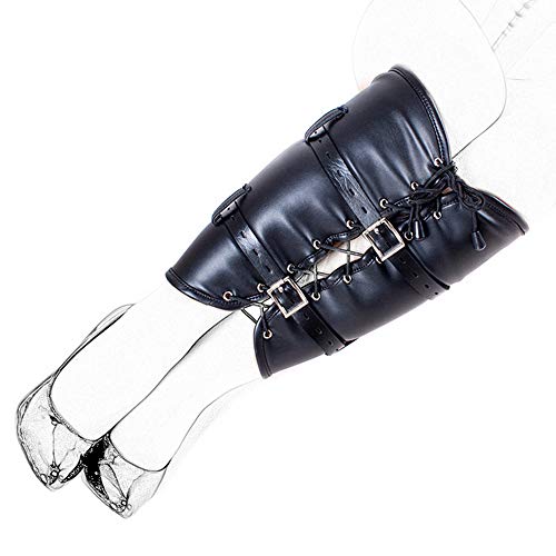 手錠 smプレイ 手と首拘束具 smグッズ sm 拘束具 女性 手枷足枷拘束セット 拘束具 アダルトグッズsm 拘束具 男性 両腕拘束衣+足枷 コスプレ拘束グッズ縛る 大人のおもちゃ 黑 - 画像6