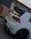 CUP Dachspoiler passend für Golf 7 VII GTI R Spoiler Performance Clubsport Heckspoiler GFK unlackiert grau matt NEU