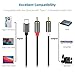 Froggen USB C to 2 RCA Audio Cable, RCA Cables Type-C to 2 Male RCA to USB C for i-Pad, Phone, Laptop, Tablet, Galaxy, Pixel, Home Theater, DVD, Amplifier, Speaker, Car Stereo