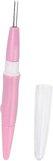 Jenivaint Felting Needle Pen Stainless Steel Multi Needle Felting Tool 15cm Ergonomic Pen Grip Portable Wool Felt DIY Craft Tool for Wool Toy Making and Handcraft Use (Pink)
