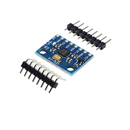 Treedix 2Pcs Gy-521 Mpu-6050 Gyroscope Sensor Module Triaxial Acceleration Gyroscope 6-Axis Accelerometer Gyroscope Sensor Module 16-Bit Ad Converter Data Output Iic I2C For Arduino #TOP2