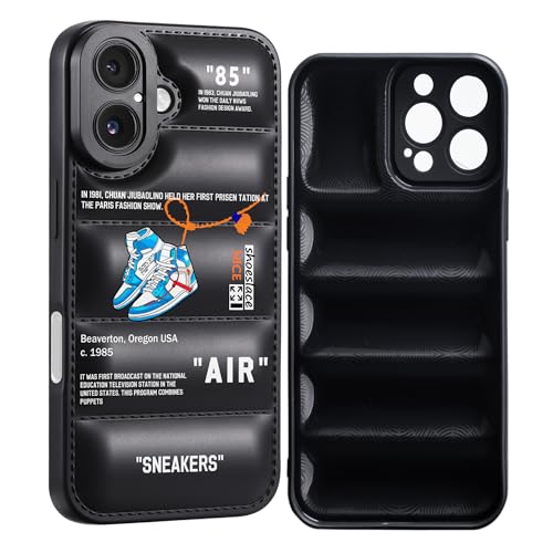 CHBSHENG Cool Design Phone Case for iPhone 17 Case for Boys Men Aesthetic Shockproof Basketball Sneaker Sports Designer Cases Compatible with iPhone 17