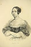 TITEL: Gustav Robert ALBOTH (1817 Leipzig) Porträt der Eugenie Foa (1796 Bordeaux - 1852 Paris) Schriftstellerin, Stahlstich
