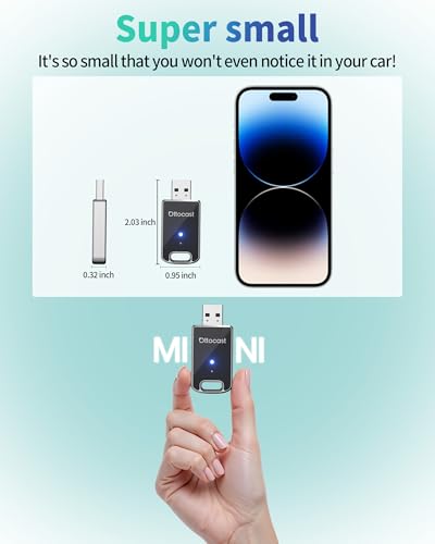 OTTOCAST Mini Edge, 2 in 1 Wireless Carplay Adapter & Wireless Android Auto Adapter for Apple iPhone Samsung or other AndroidPhone, USB Bluetooth Car Accessories for OEM Wired Carplay/Android Auto Car - Thumbnail 4