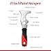 Mister Rui Putty Knife, Paint Scraper 13 in 1 Putty Knife Multi Fuctional, Stainless Steel Metal Scraper, Spackle Knife with Hammer End, Razor Blade Paint Scraper Tool