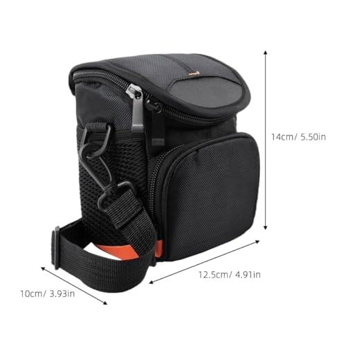 Funda compatible con cámara Sony Alpha bolso de nylon negro resistente para fotografía 2