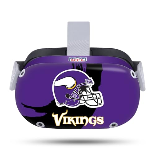 Protégez le Meta Quest 2 Rayures avec ce Skin Vinyle NFL Vikings