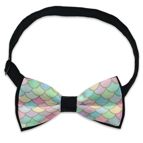 Supdreamc Unisex Pre-Tied Bow Ties Smooth Polyester Durable for Wedding Christmas Prom2