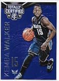 Kemba Walker 2014-15 Totally Certified Platinum Blue #128/149 Charlotte Hornets Parallel Card #12